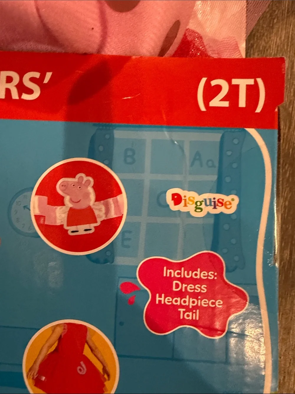 Peppa Pig Halloween Costume Dress Up Toddler Costume 2T